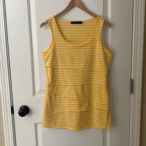 The Limited striped tiered tank